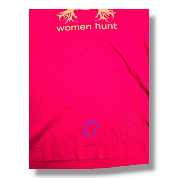 UNDER ARMOUR Womens Pink Tan Short Sleeve Shirt Hunting Size LARGE L - Picture 6 of 8